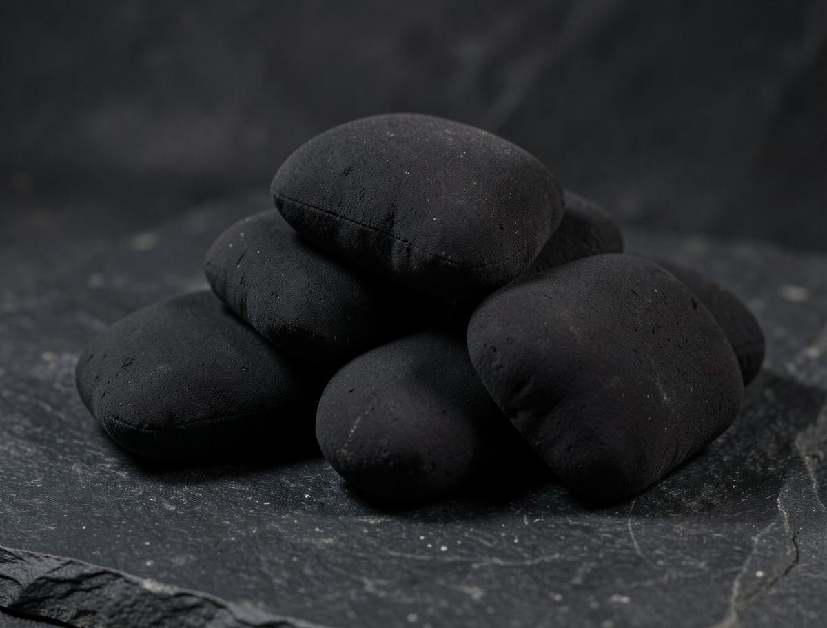 Pillow / Flat Briquettes — coconut shell charcoal briquettes for BBQ / Hospitality